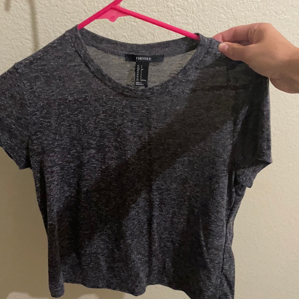 Women’s Small Purple Cropped Shirt